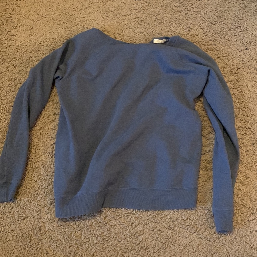 Ivory Ella Size Medium Blue Long Sleeve Shirt - Picture 2 of 3